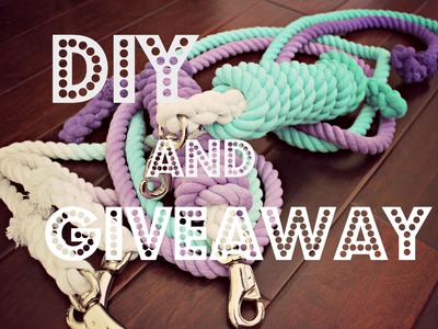 DIY | OMBRÉ LEAD ROPES & GIVEAWAY
