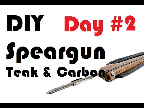 DIY Speargun - Teak Carbon Gun - Step by Step - 2