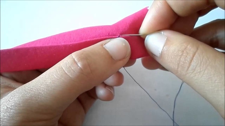 Dobladillo invisible a mano