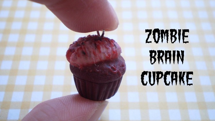 Halloween Collab: DIY Zombie Brain Cupcake