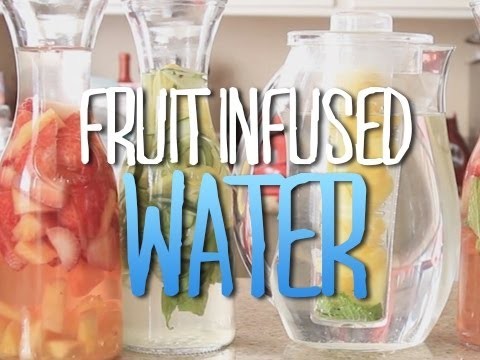 HEALTHY Fruit Infused Water ♥ DIY