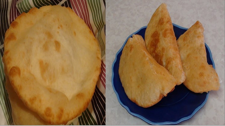 Homemade Chalupa Bread recipe video- Indian Fried Bread known as Bhature