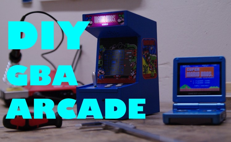 How to build a GBA arcade cabinet: Nintendo Gameboy DIY (DE)