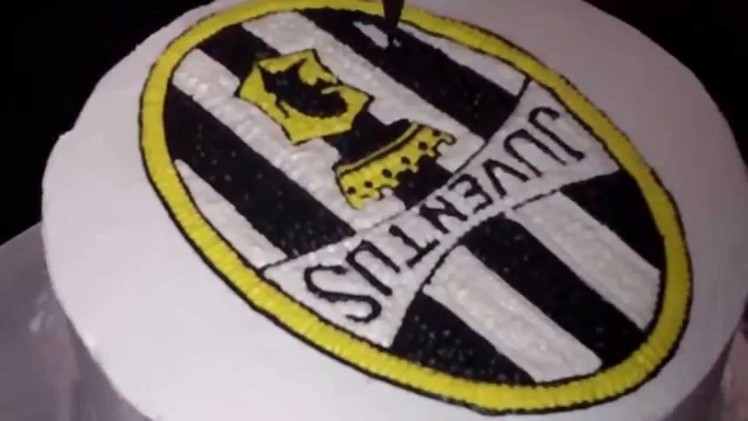 How to Decorate Easy Juventus Logo Cake