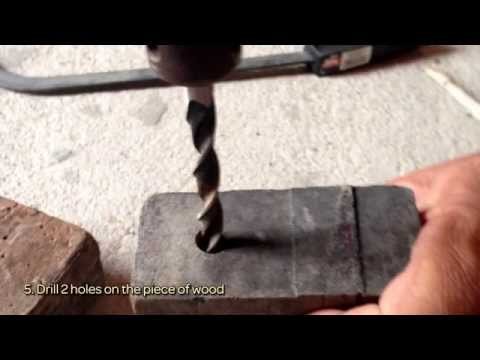 How To Make A Rustic Wooden Candle Holder - DIY Home Tutorial - Guidecentral