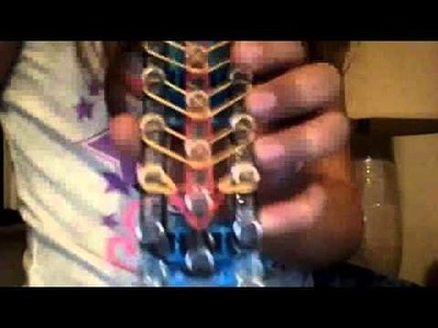 How To Make A Sharktooth Rainbow loom Bracelet