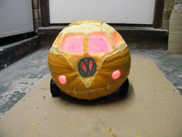 How to make a VW Camper Van Pumpkin
