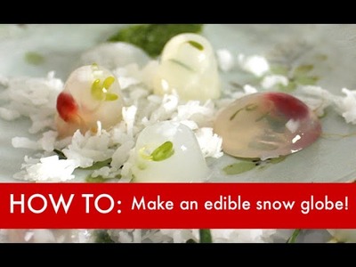 How to Make an Edible Snow Globe