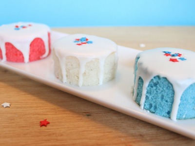 How to Make Easy Mini Fourth of July Cakes!