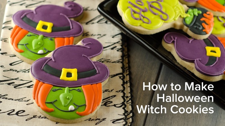 How to Make Halloween Witch Cookies
