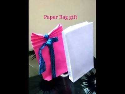 How to make Paper gift bag- DIY handmade crafts, paper carry bag