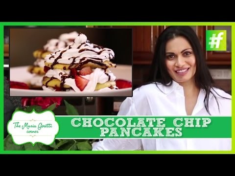 How to Make Valentine's Day Special Chocolate Chip Pancakes | Maria Goretti