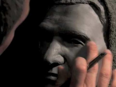 How to Sculpt the Portrait in Clay (Sample Clips) sculptclay.com