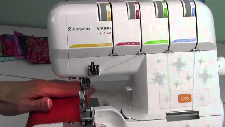 Husqvarna Viking H Class 200S Serger 17 3-Thread Narrow Overlock Edge