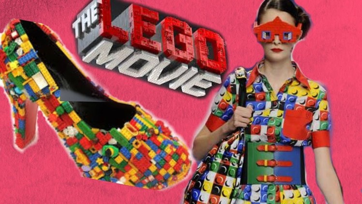 LEGO Movie Inspired Fashion - Nail Art, DIY, and Color Blocking!