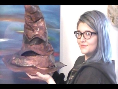 Make Your Own Hogwarts Sorting Hat with Paper Mache
