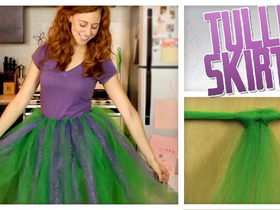 No-Sew Tulle Skirt - Do It, Gurl