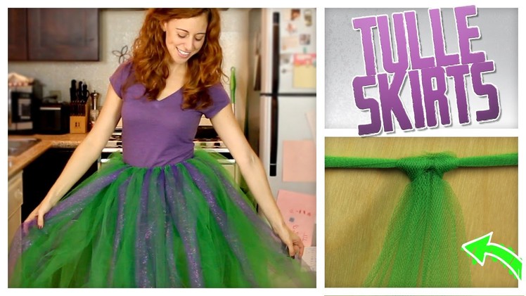 No-Sew Tulle Skirt - Do It, Gurl