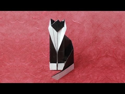 Origami Cat Instructions: www.Origami-Fun.com