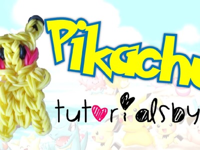 Pikachu Figurine.Charm Rainbow Loom Tutorial