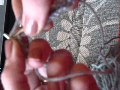 Pletenje polu duplog rada   Knitting semi double work