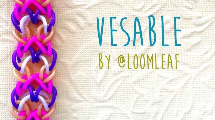 Rainbow Loom Bands Vesable by @LoomLeaf tutorial