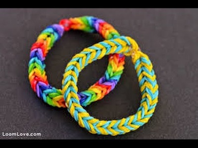 Rainbow loom fishtail bracelet