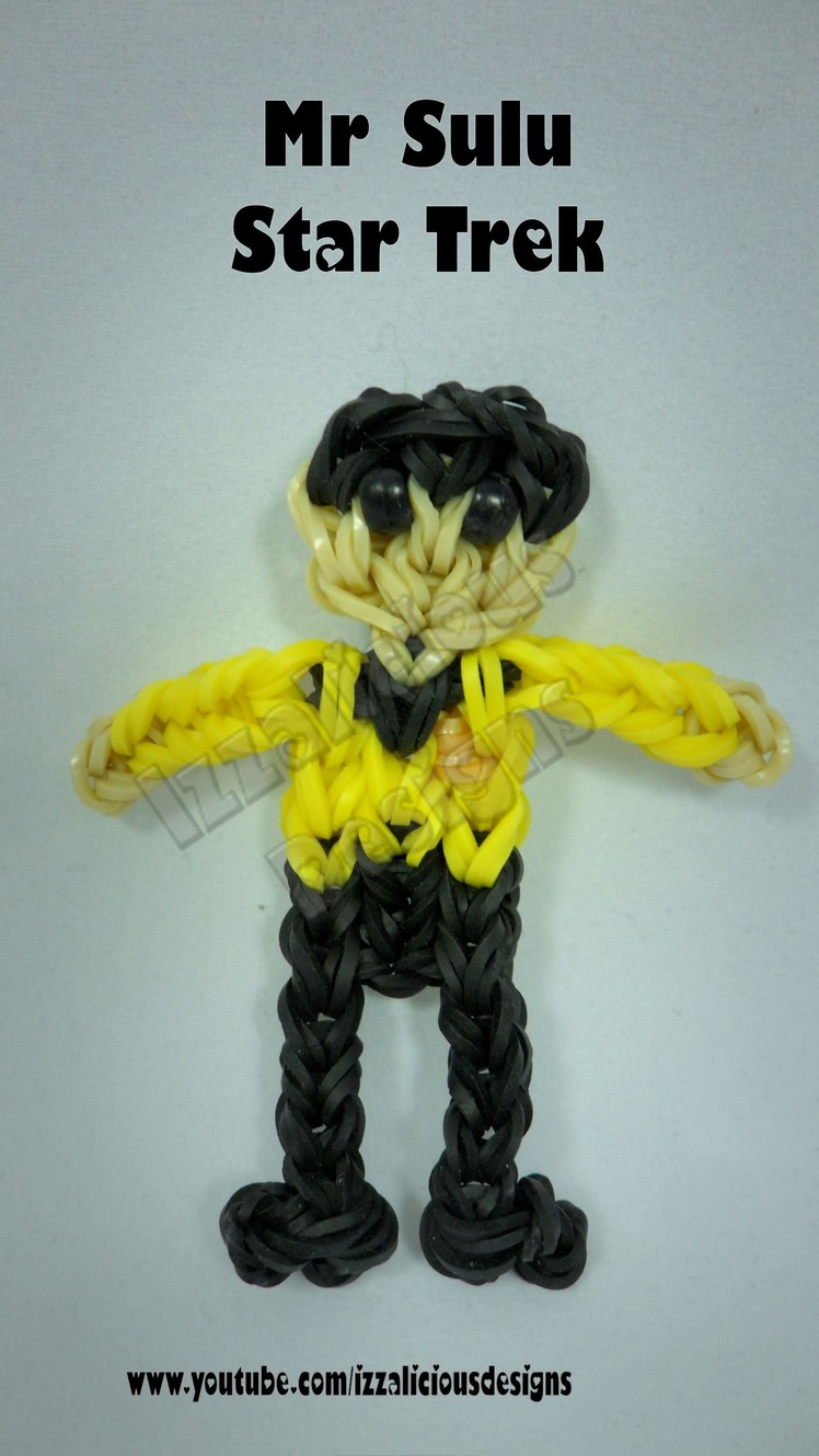 Rainbow Loom Mr Sulu - Star Trek Action Figure.Charm - Gomitas