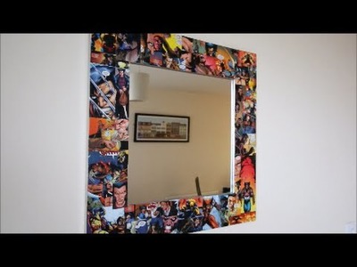 Simple D.I.Y Comic Book Mirror Frame!