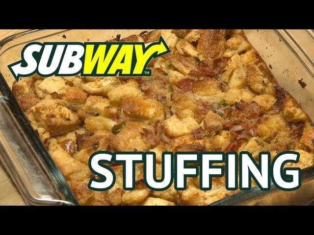 Subway Sandwich Stuffing - Thanksgiving Recipe