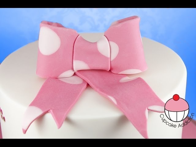 Sugar Bow Tutorial How To Make A Fondant Bow For Cakes Cupcakes Sugar Bow Tutorial How To Make A Fondant Bow For Cakes Cupcakes