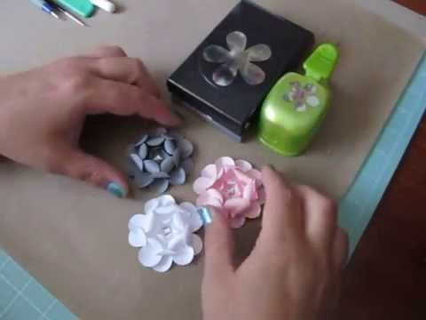 Tutorial ~ 5 Petal Paper Flower  As Requested