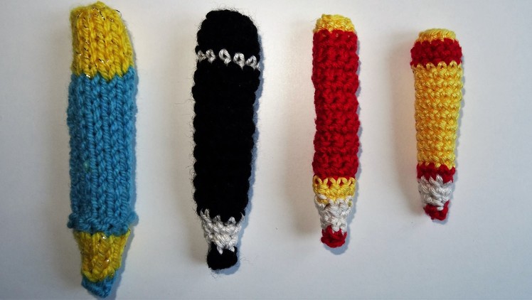 Ukrasi u obliku olovke (Crochet and Knit Pencil Patterns) - Pletenje 28