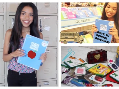 Back To School Supplies Haul 2014 + giveaway!!!