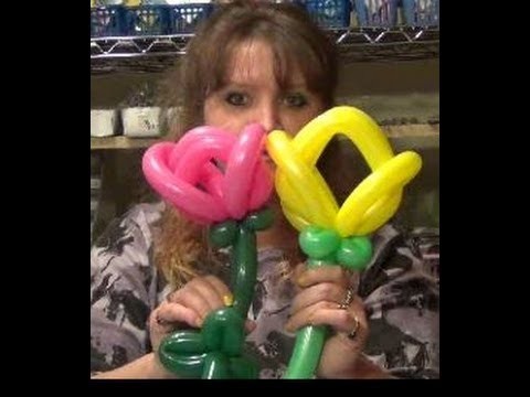 Balloon Tulip Flower Twisting Tutorial | Chicago Balloon Twister