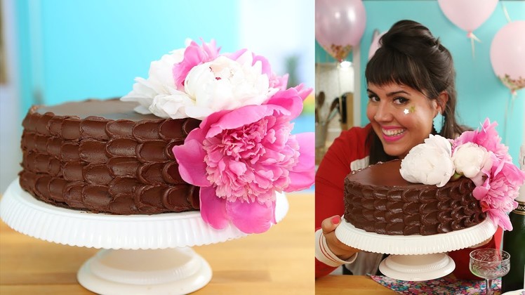 BIRTHDAY CAKE! HOW TO MAKE THE MOISTEST CHOCOLATE CAKE ON EARTH- CREATE OMBRE DESIGN