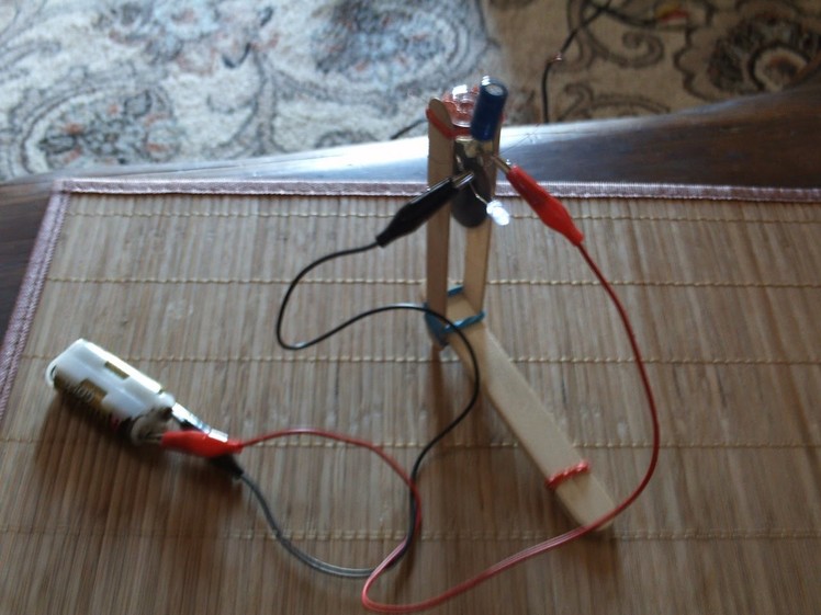 Craft Stick Electric Motor