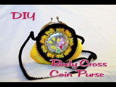 DIY: Body Cross Coin Purse made with Soda Can Bottoms part 1