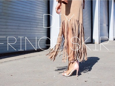 DIY Fringe Skirt - Spring 2015 Fashion Trends |The Way To My Hart