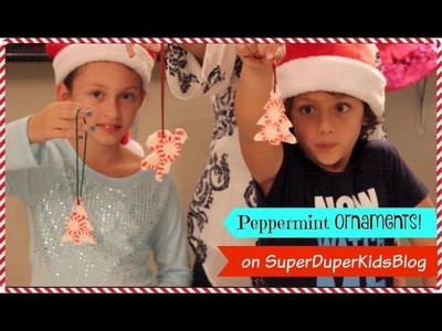 DIY Peppermint Ornaments!!!!  Super Duper Kids Blog