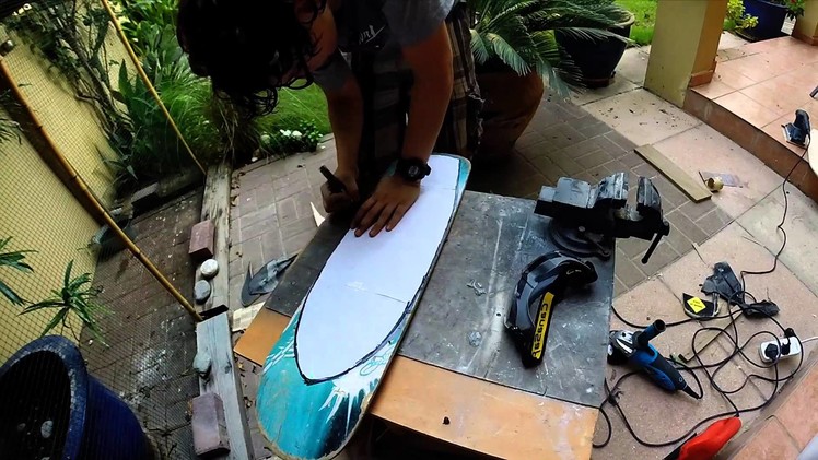 DIY Recycled cruiser skateboard