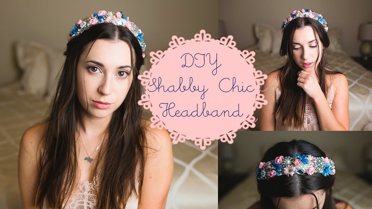 DIY Shabby Chic Headband, Easy and Affordable