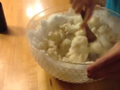 DIY Snow Ice Cream