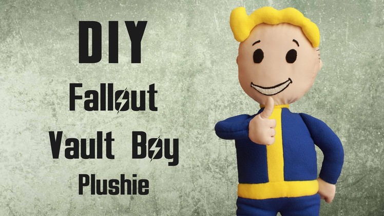 DIY Vault Boy Plushie!!! | FALLOUT