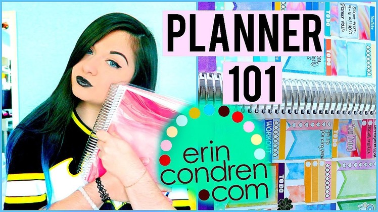 Erin Condren Plan with Me | Watercolor Theme