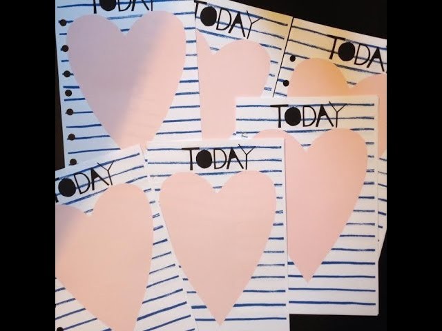 Free Today heart inserts for your Filofax *please see description on how to get inserts