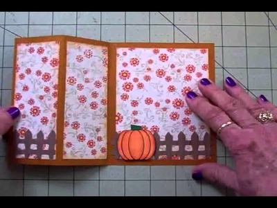 FUN CARD FOLDS #1 "AWESOME AUTUMN" S OR Z FOLD CARD