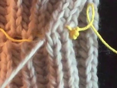 Grafting Brioche Knitting (Second Pass): Knit Stitches Only