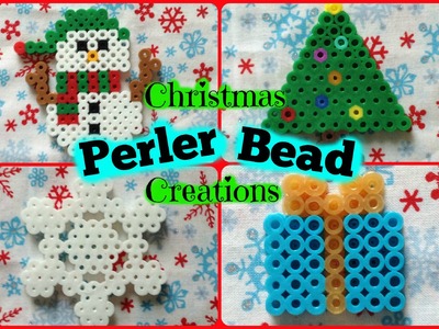 Holiday Perler Bead Creations collab w.Perlerbeadplanet