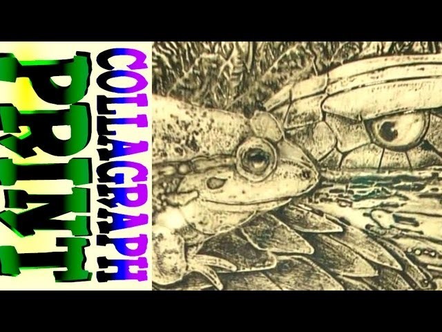 How to Collagraph print.(printmaking)